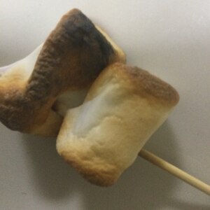 簡単すぎで、おいしすぎ(^0^) 焼きマシュマロ♪